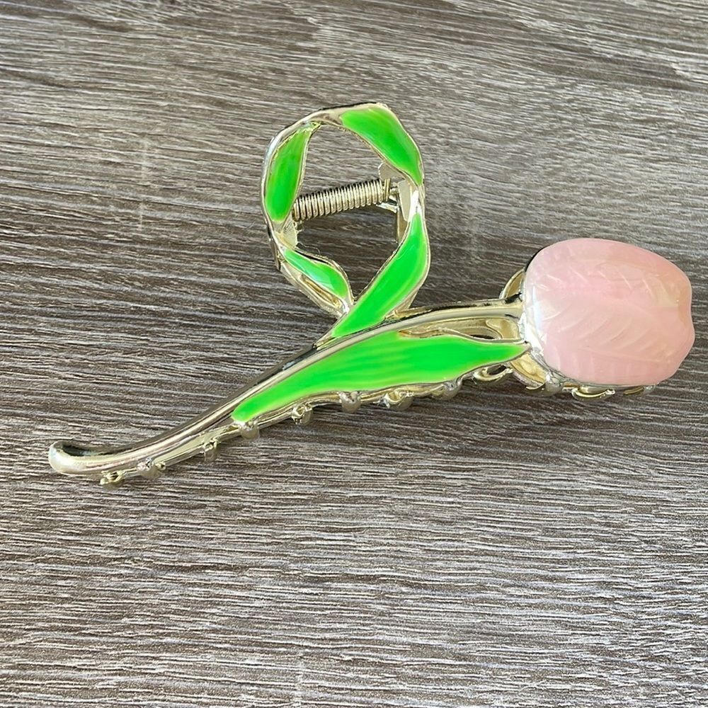 Tulip hair clip N63 - Picture 2 of 4